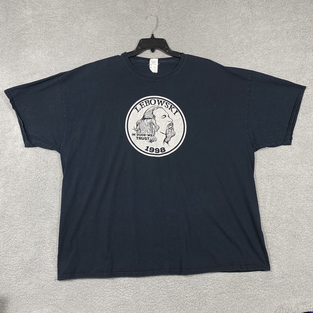Vintage The Big Lebowski In Dude We Trust 90's Universal Movie T-Shirt Size 4XL